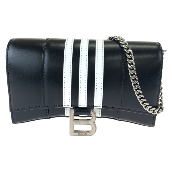 BALENCIAGA Black Leather Shoulder Bag - Picture 1 of 10